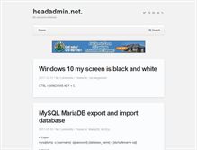 Tablet Screenshot of headadmin.net